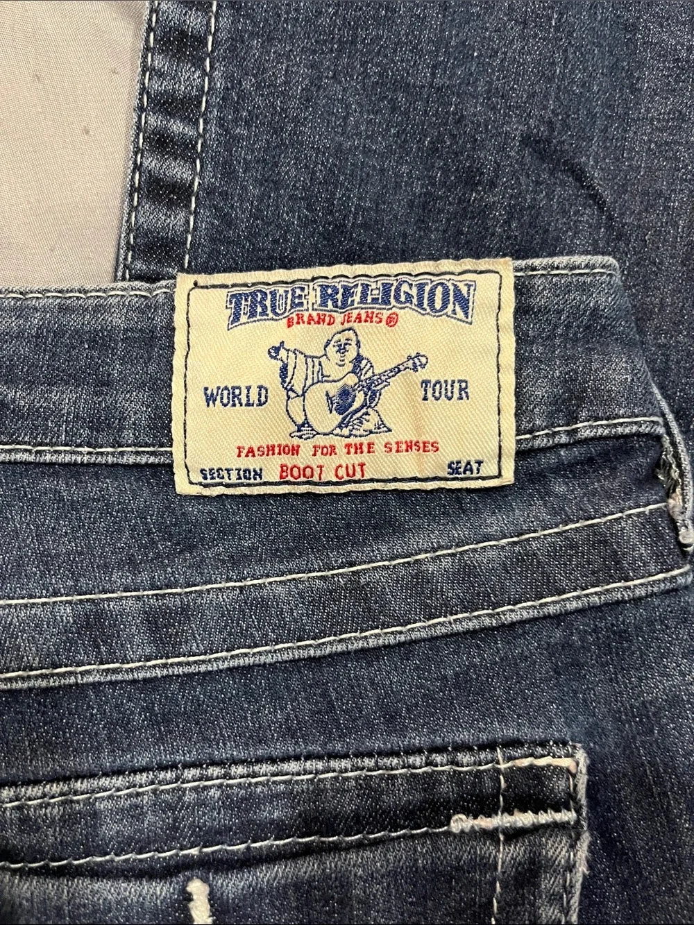 True Religion Women's Dark Indigo Bootcut Leg Jeans - Picture 2 of 5